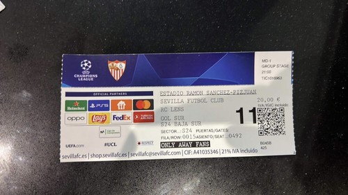 Biglietto champions league - biglietto,