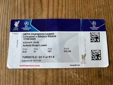 R30802 Biglietto Liverpool