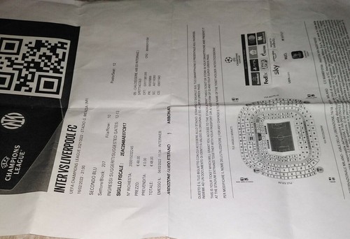 Biglietto elettronico uefa - biglietto,