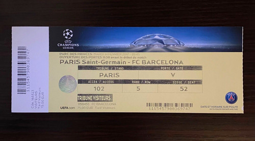 Biglietto completo psg - completo,