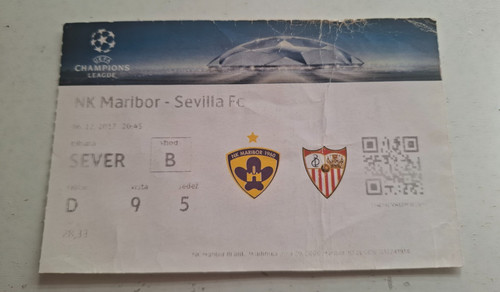 Biglietto calcio maribor - calcio,