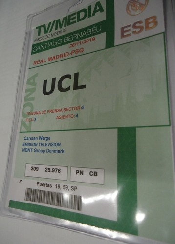 Biglietto media uefa - media,