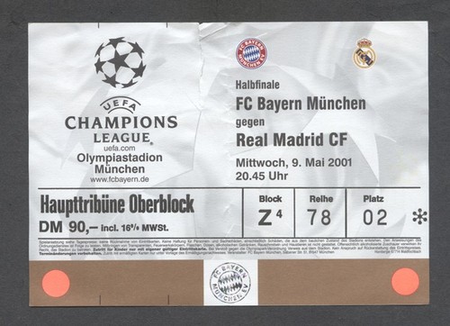 2000 biglietto bayern - 2000/01,