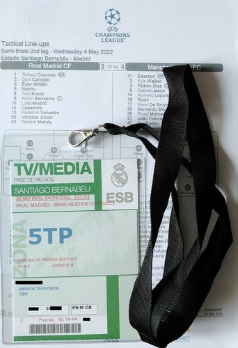 Biglietto media uefa - tv/media,