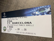 ticket  )) PSG V FC BARCELONA