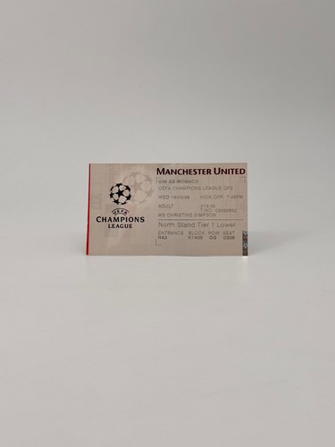 Biglietto manchester united - biglietto,