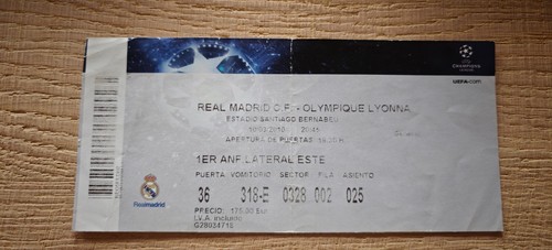 Biglietto real madrid - real,