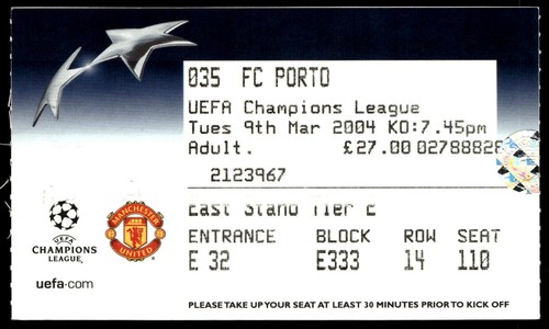 Biglietto manchester united - biglietto,