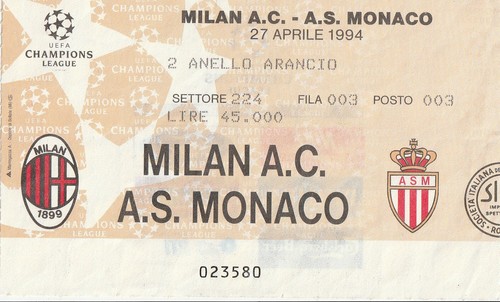 Biglietto milan monaco - biglietto,