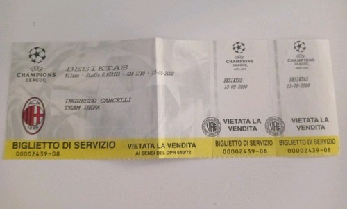 Biglietto ticket stadio milan - ticket,